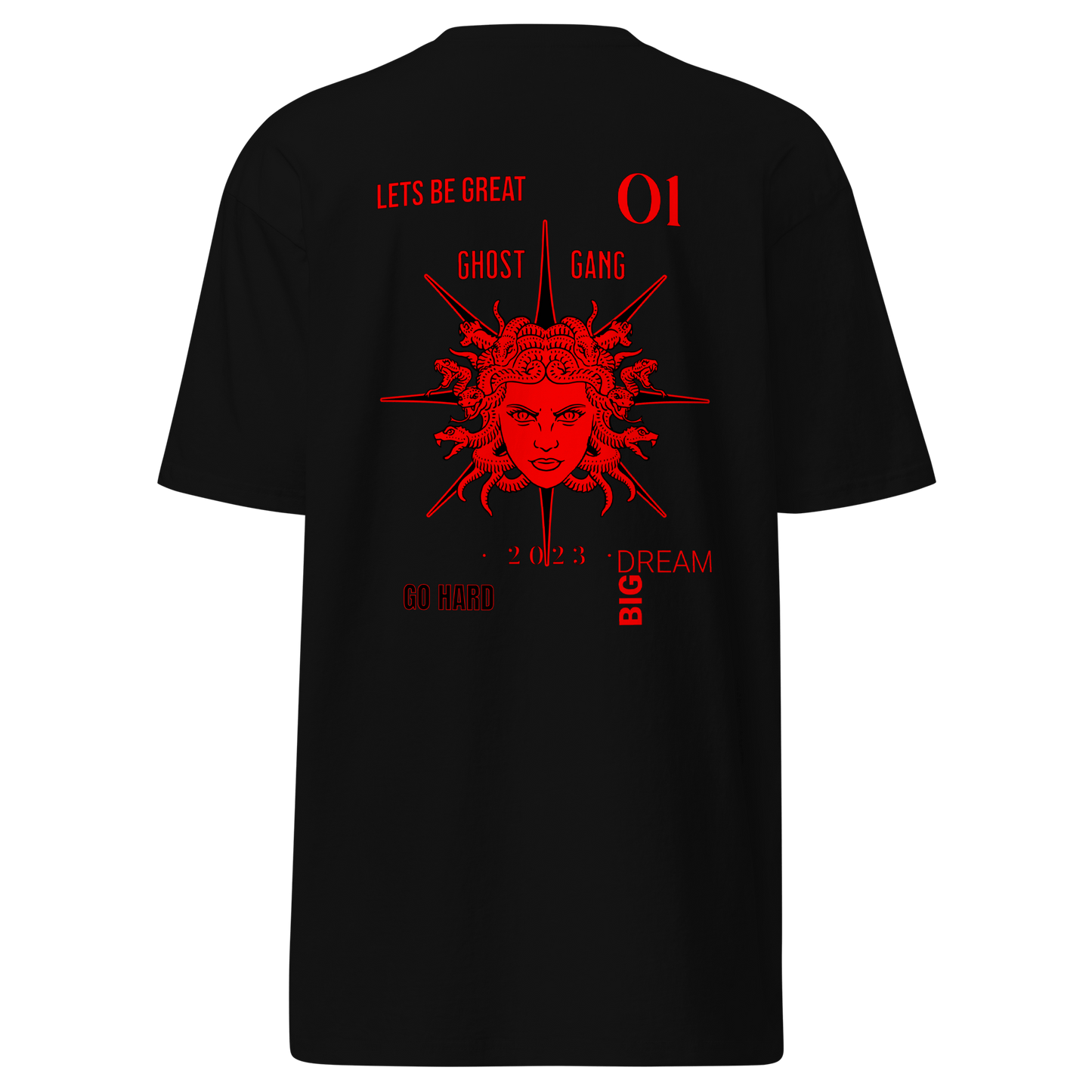 Ghost Gang Heavyweight Tee – 6.5 oz Motivational Streetwear. - Ghost Inc. Apparel
