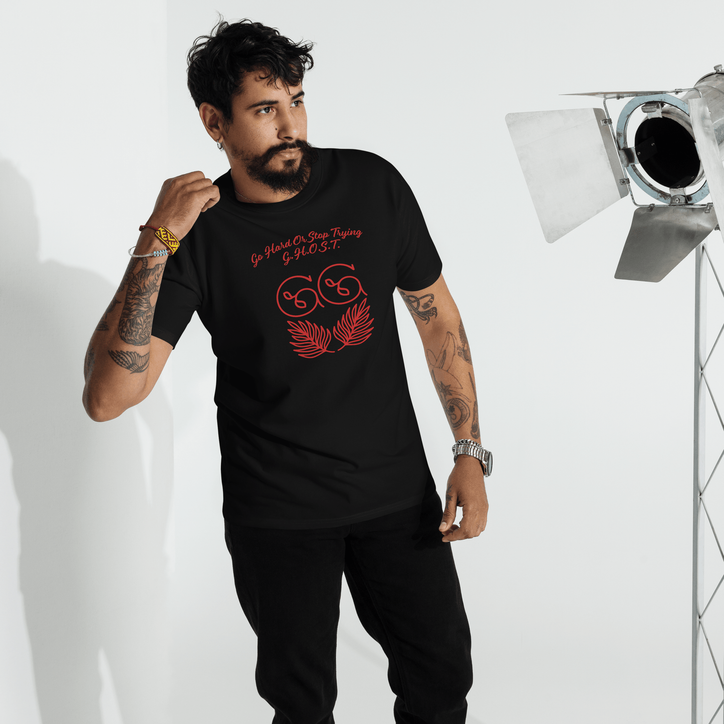 Ghost Gang Heavyweight Tee – 6.5 oz Motivational Streetwear. - Ghost Inc. Apparel