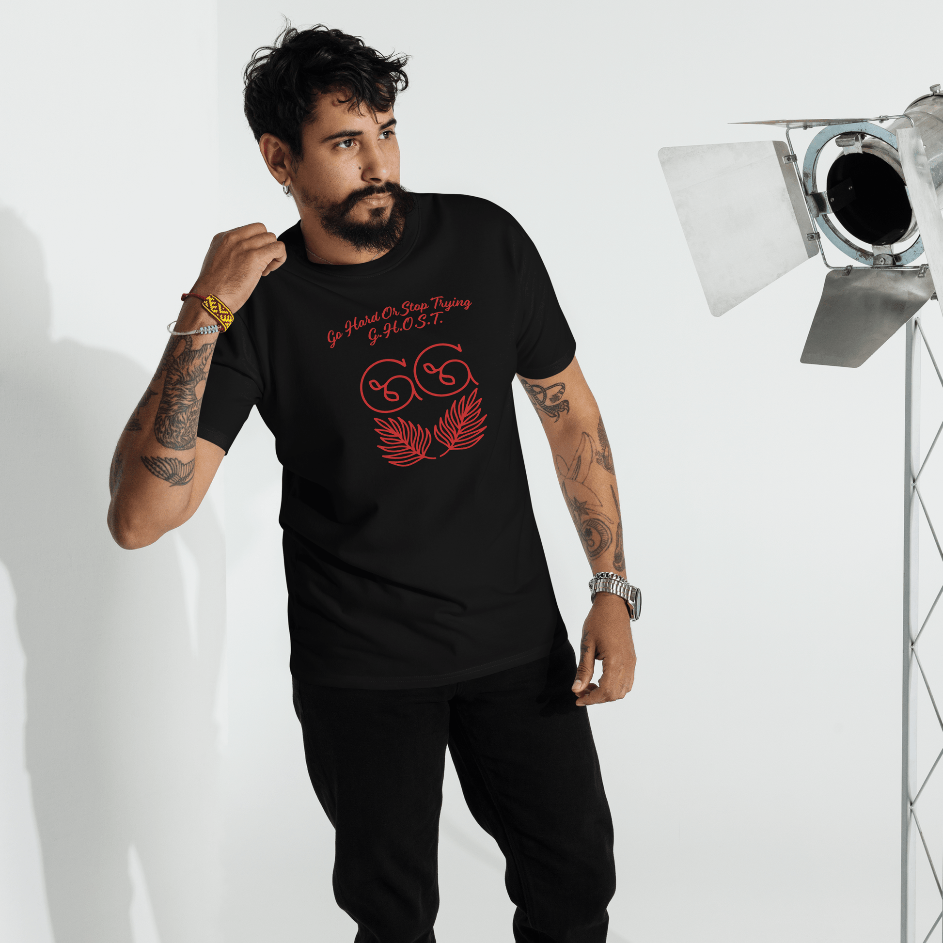 Ghost Gang Heavyweight Tee – 6.5 oz Motivational Streetwear. - Ghost Inc. Apparel