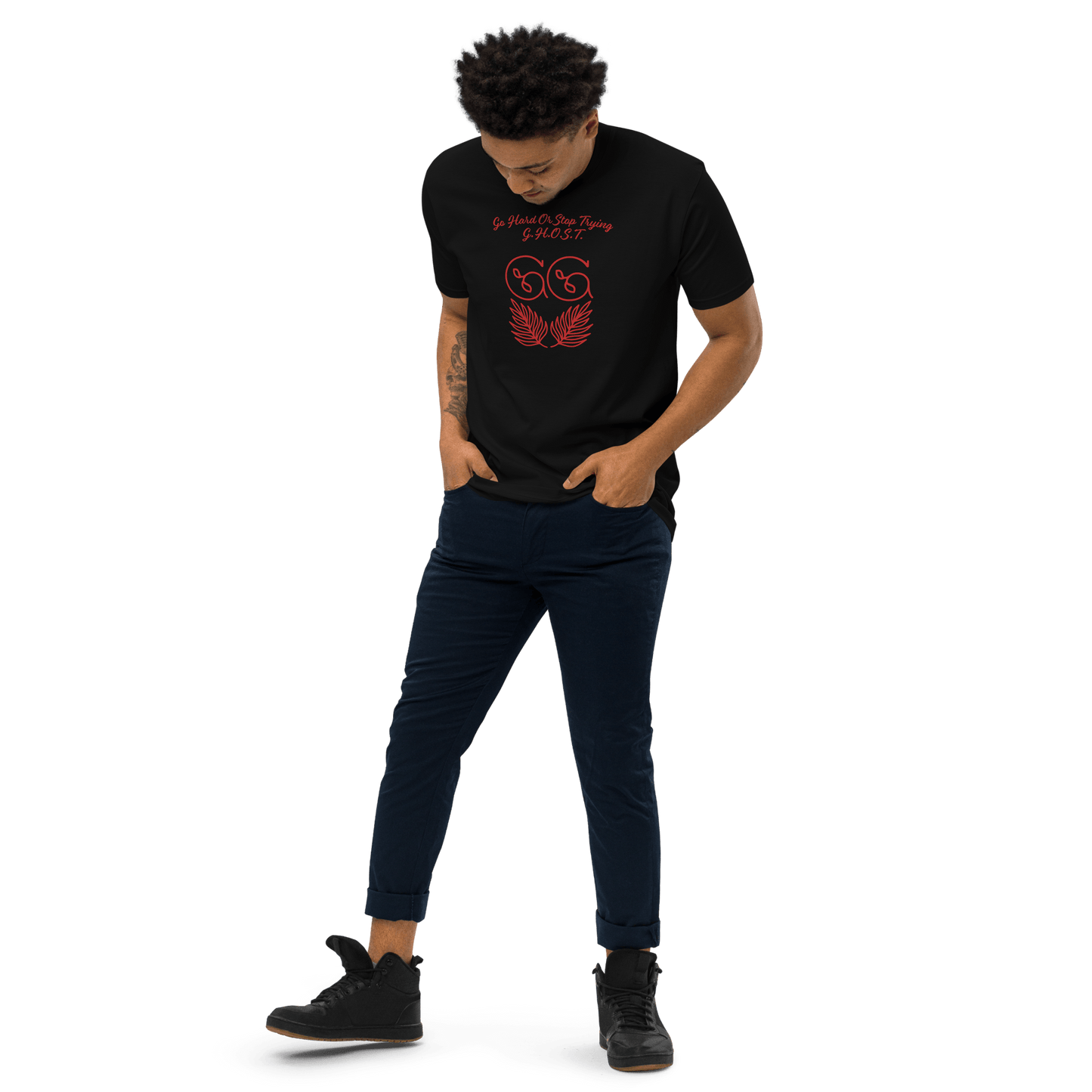 Ghost Gang Heavyweight Tee – 6.5 oz Motivational Streetwear. - Ghost Inc. Apparel