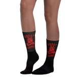 Ghost Gang Graphic Socks Red