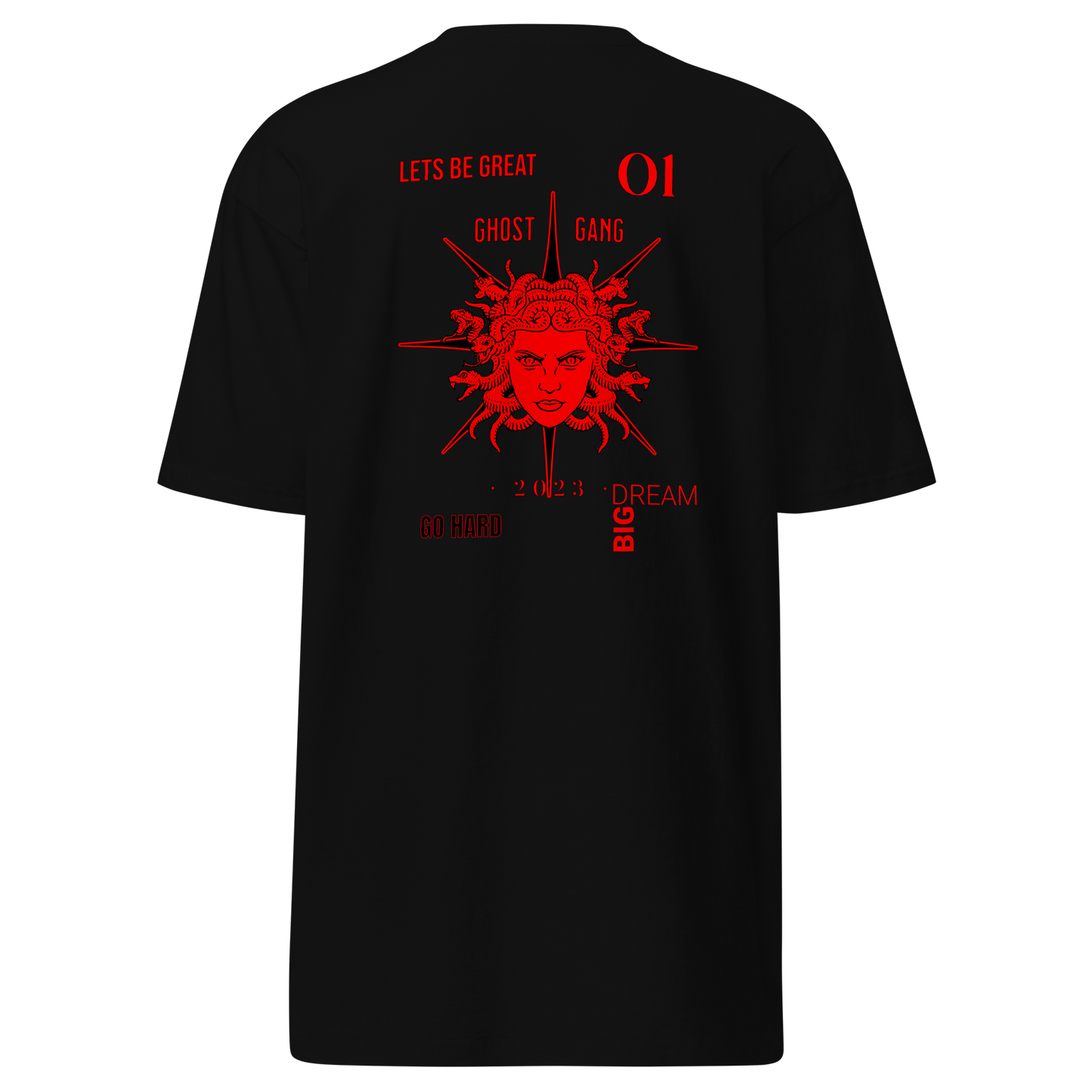 Ghost Gang Heavyweight Tee – 6.5 oz Motivational Streetwear. - Ghost Inc. Apparel