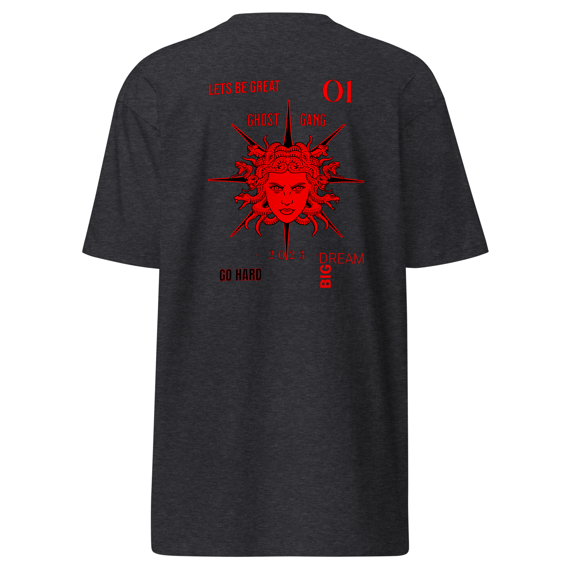 Ghost Gang Heavyweight Tee – 6.5 oz Motivational Streetwear. - Ghost Inc. Apparel
