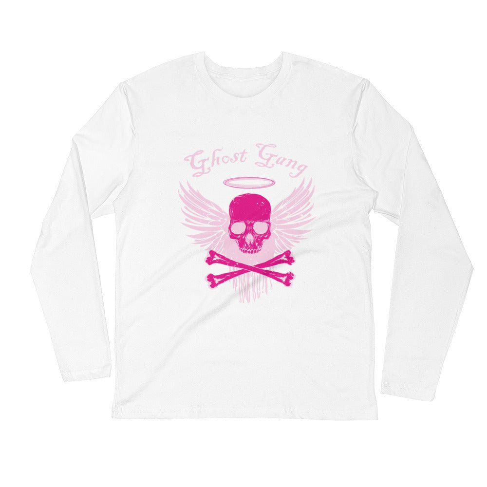 FightCancer Long Sleeve Fitted Crew - Ghost Inc. Apparel