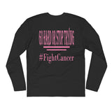 #FightCancer Long Sleeve Fitted Crew