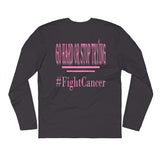 #FightCancer Long Sleeve Fitted Crew