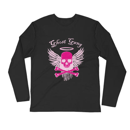 FightCancer Long Sleeve Fitted Crew - Ghost Inc. Apparel