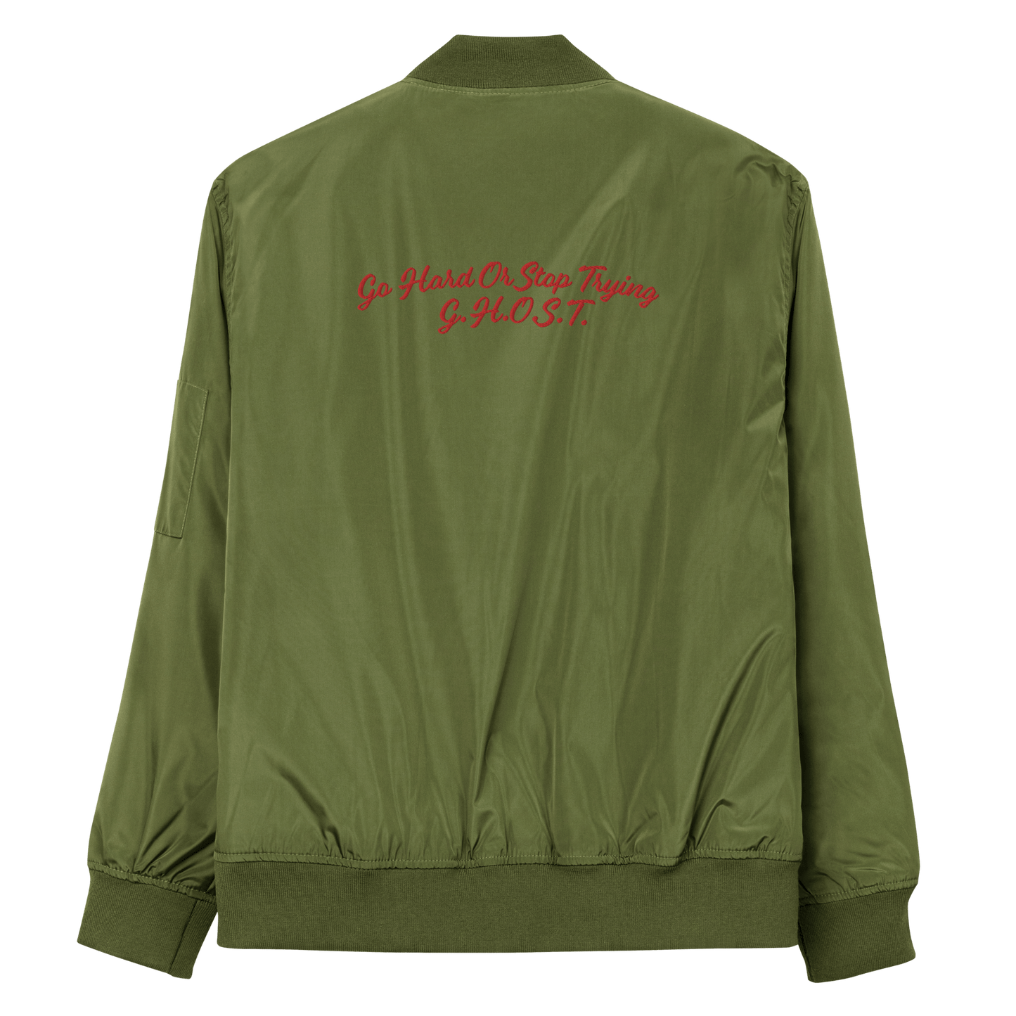 Ghost Gang Bomber Jacket - Ghost Inc. Apparel