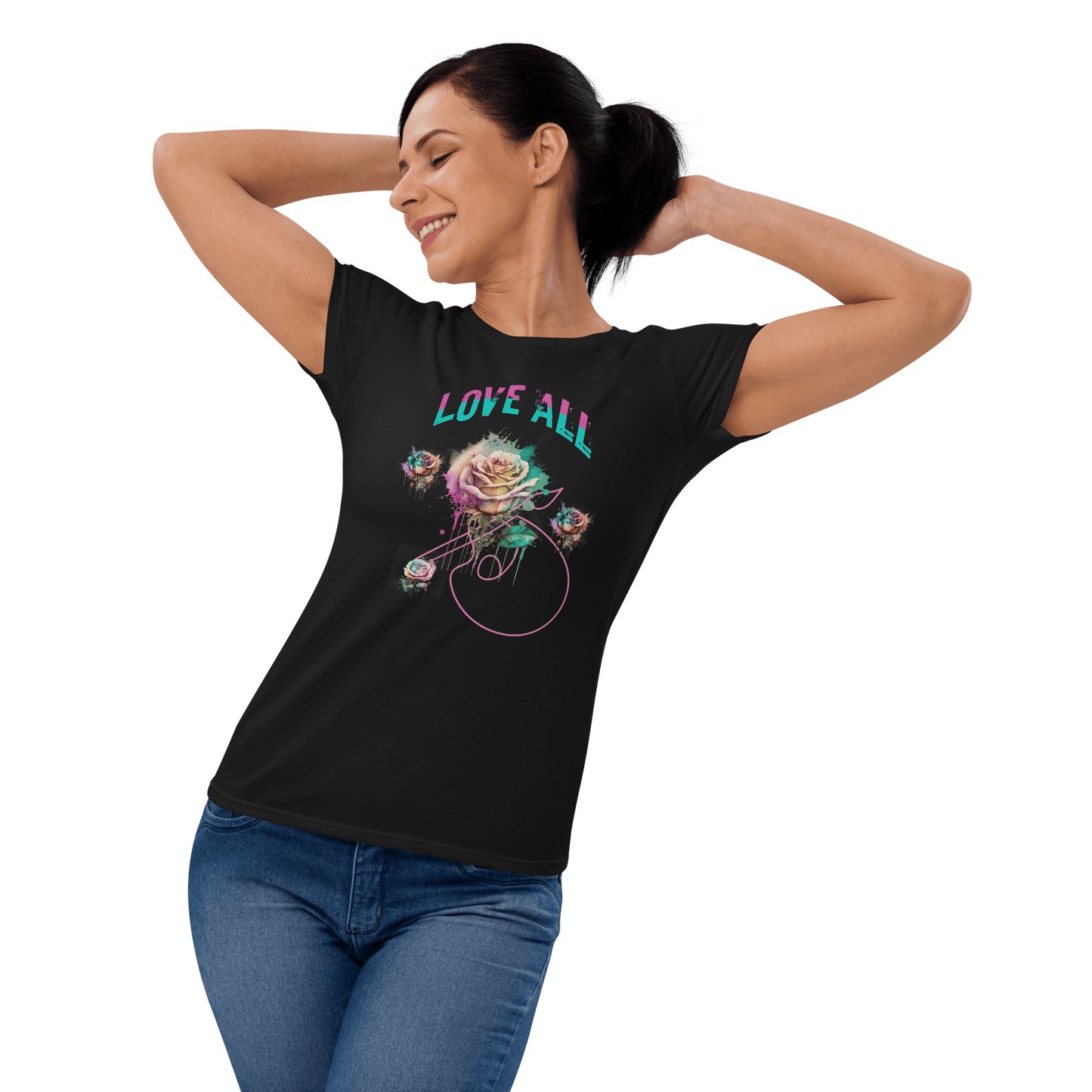 Love All Women's short sleeve t-shirt - Ghost Inc. Apparel