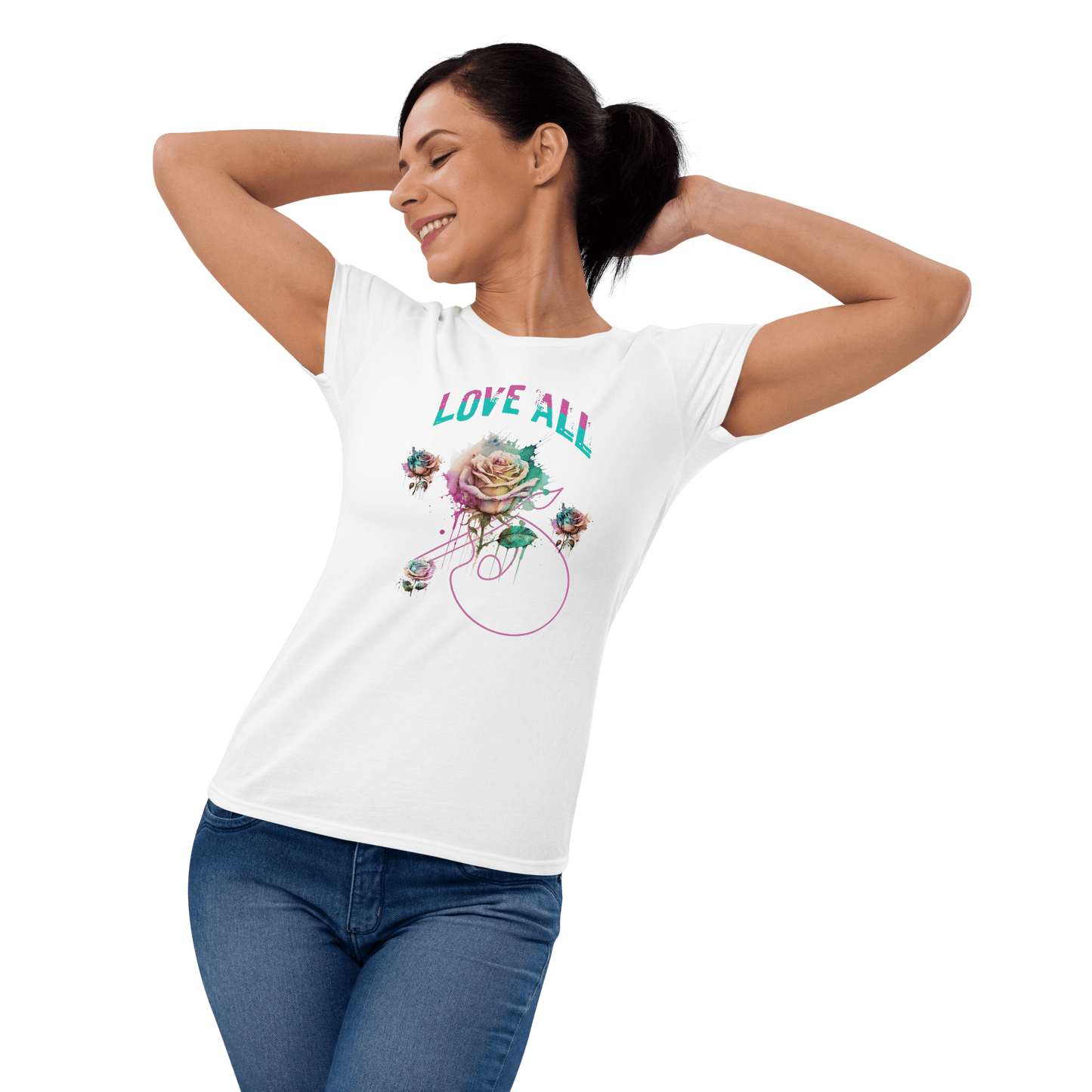 Love All Women's short sleeve t-shirt - Ghost Inc. Apparel